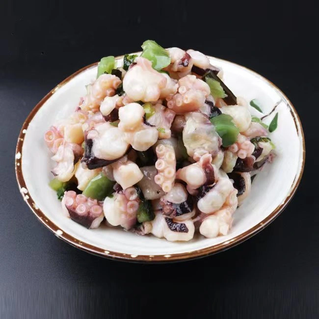 Frozen Wasabi Octopus, Frozen Octopus Salad, Tako Wasabi Octopus