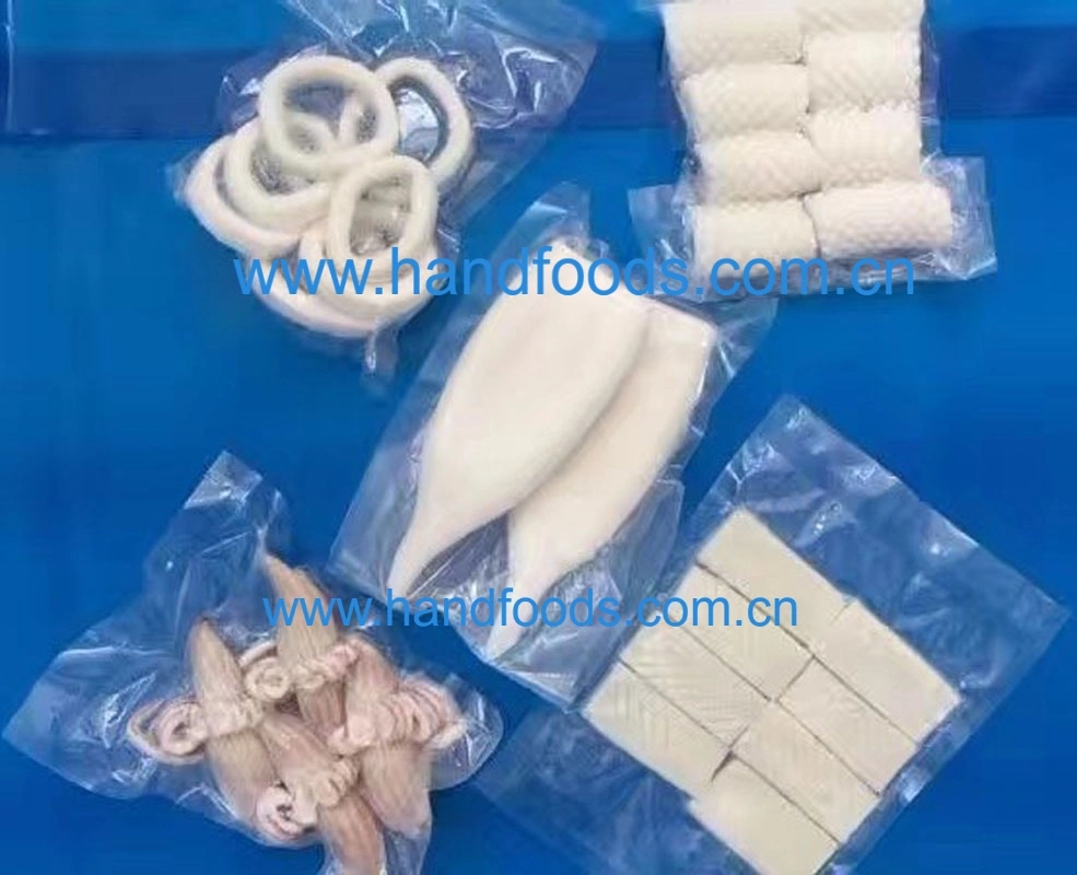 Good Quality Seafood of Frozen Squid T + T (Tubes + tentales or rings + Tentacles)